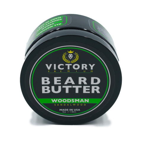 victory premium beard butter all natural woodsman